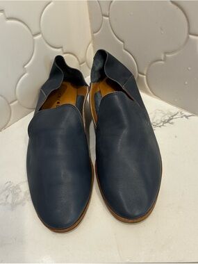 Lucky Brand Cahill Navy Leather Loafers
